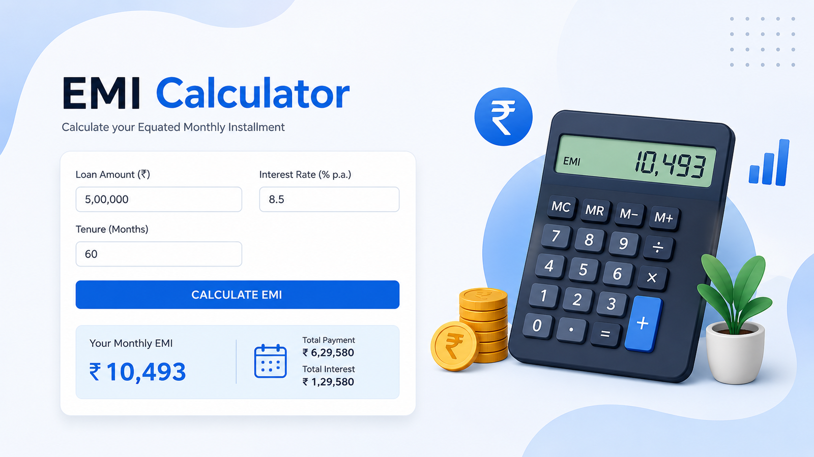 Best EMI Calculator 2026 for Accurate Loan Planning – Best Tool Lab
